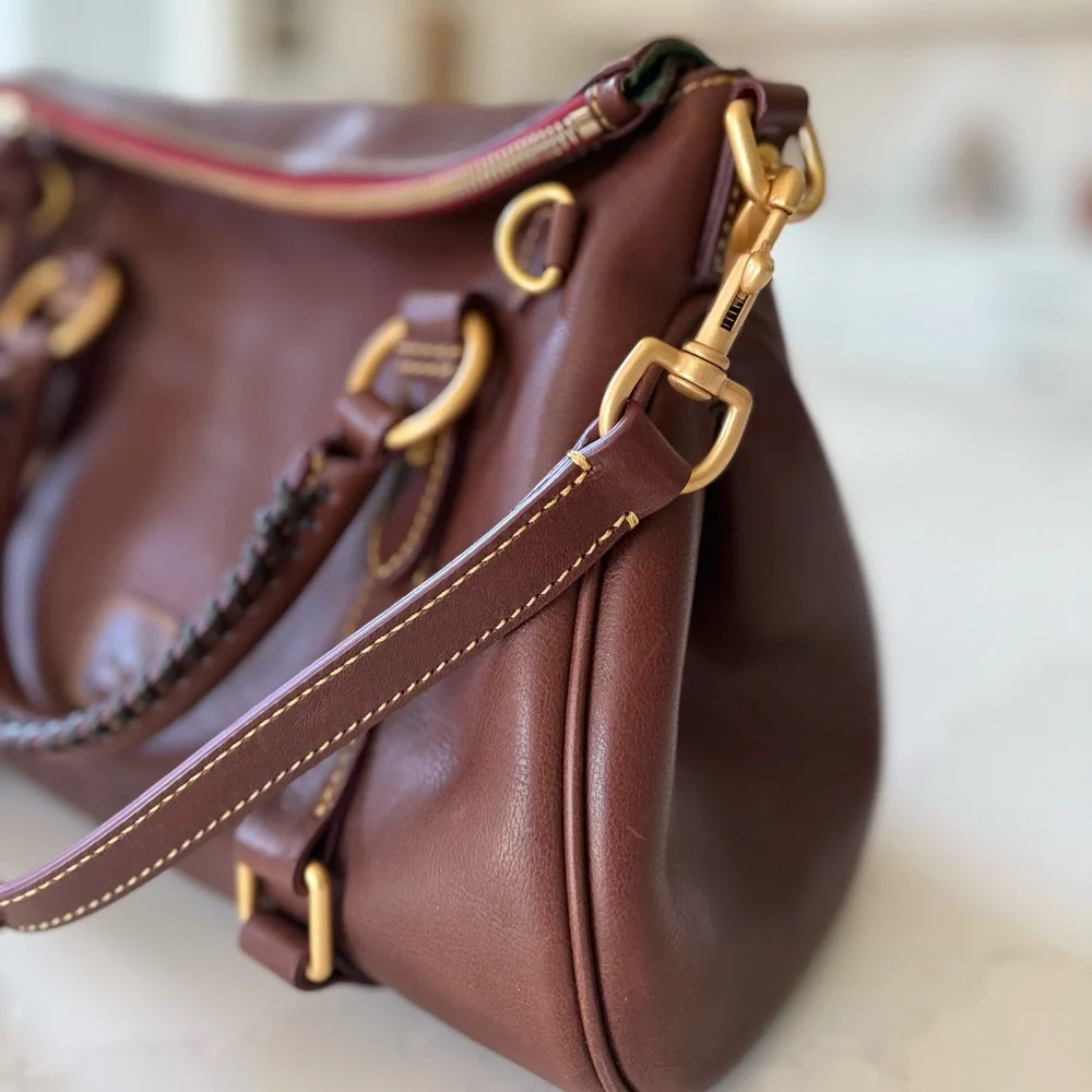 Dooney & Bourke Chesnut Satchel - Picture 7 of 10